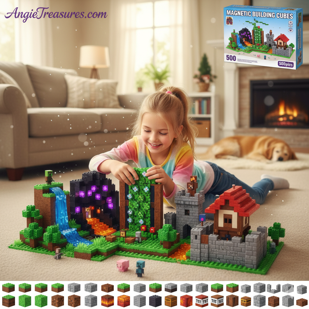 300pcs WonderLab™ Building Blocks + Storage Box