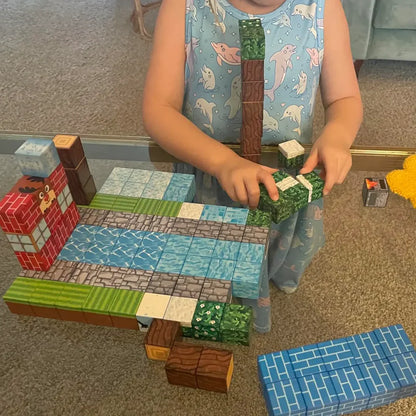 300pcs WonderLab™ Building Blocks + Storage Box