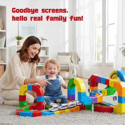 81pcs WonderTrack™ Magnetic Train Set