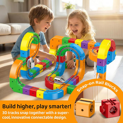 81pcs WonderTrack™ Magnetic Train Set