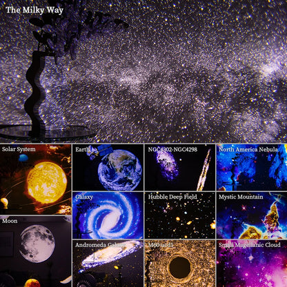 Galactic Night Light Projector