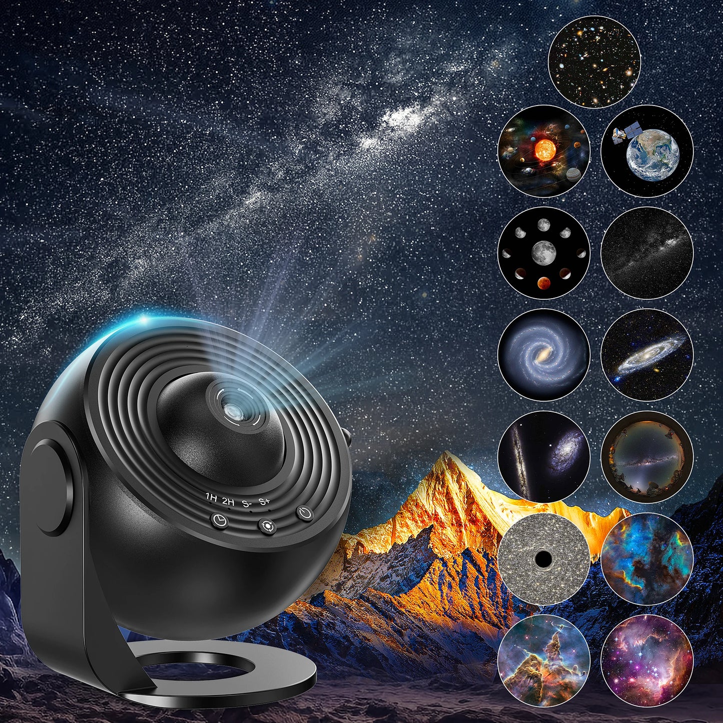 Galactic Night Light Projector