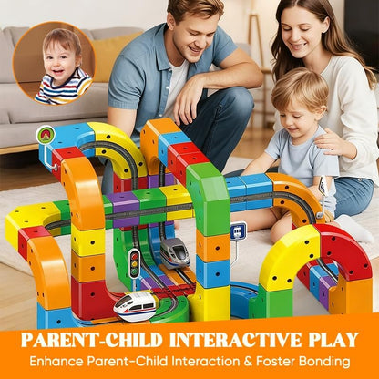 81pcs WonderTrack™ Magnetic Train Set