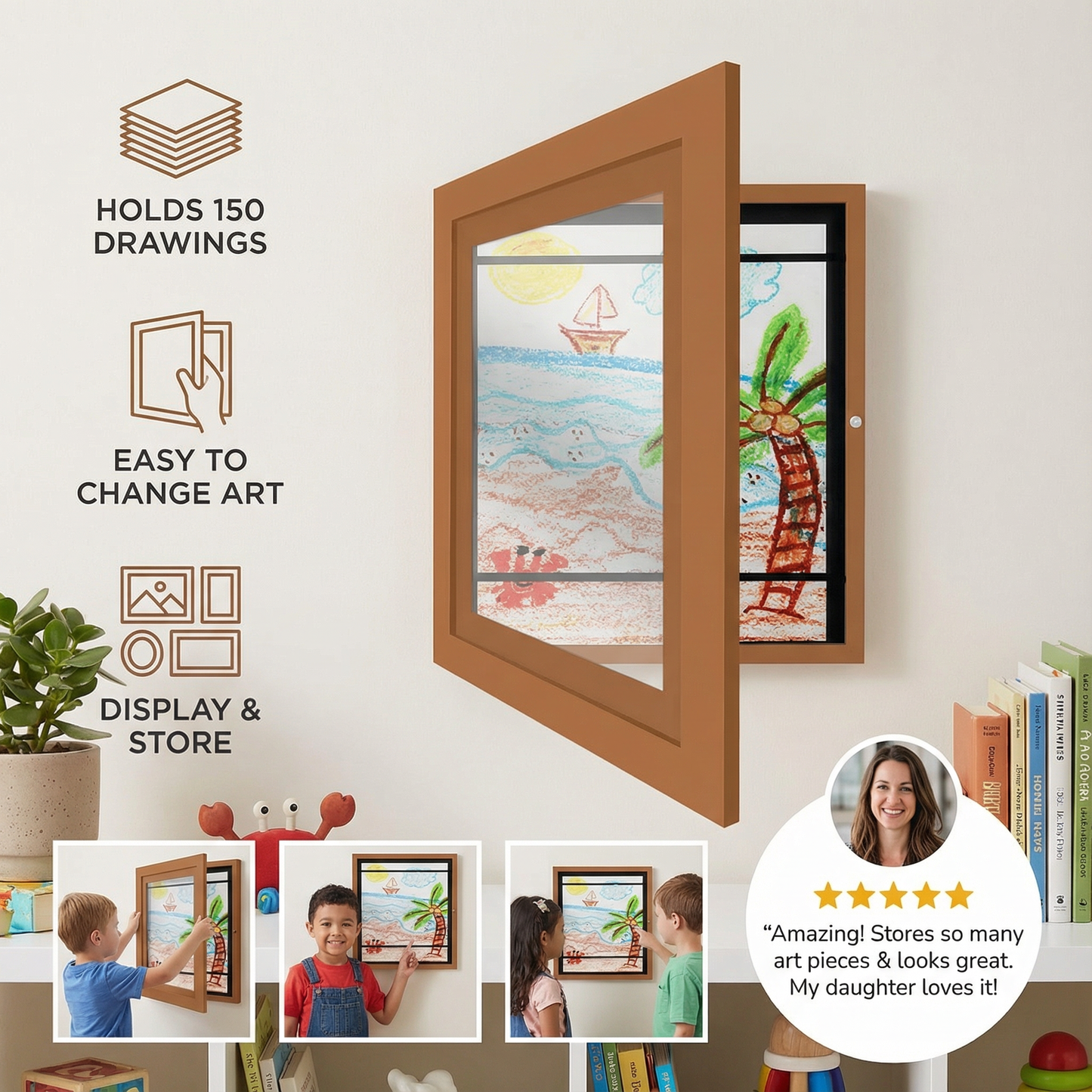 WonderFrame Kids Artwork Display