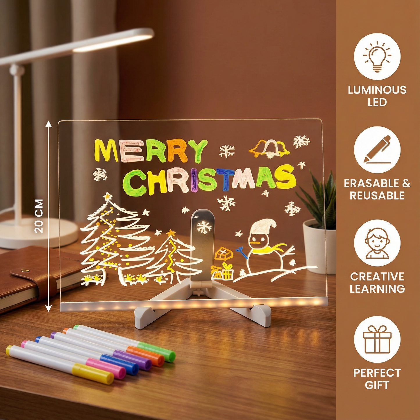 WonderGlow™ LED Drawing Board for Kids