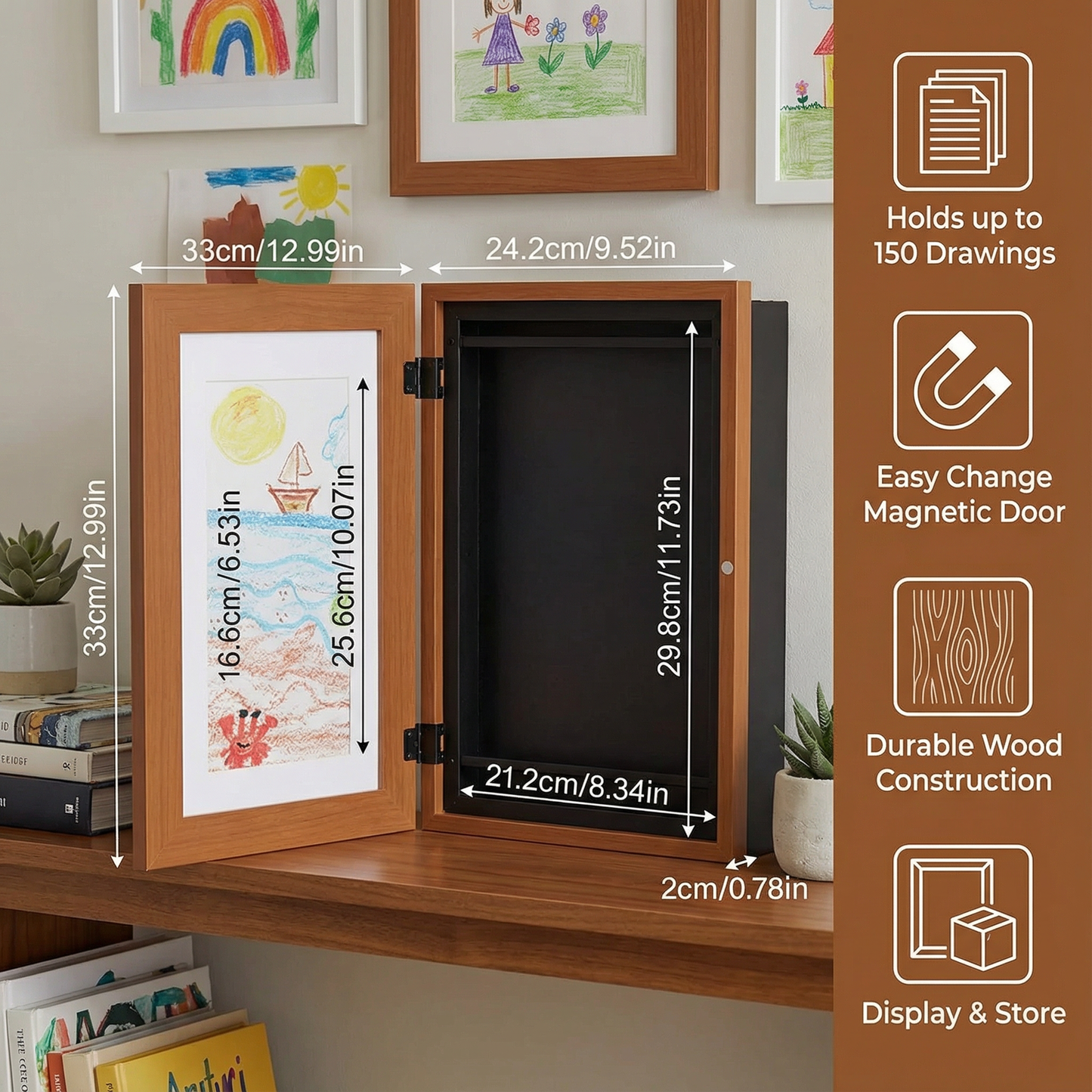 WonderFrame Kids Artwork Display