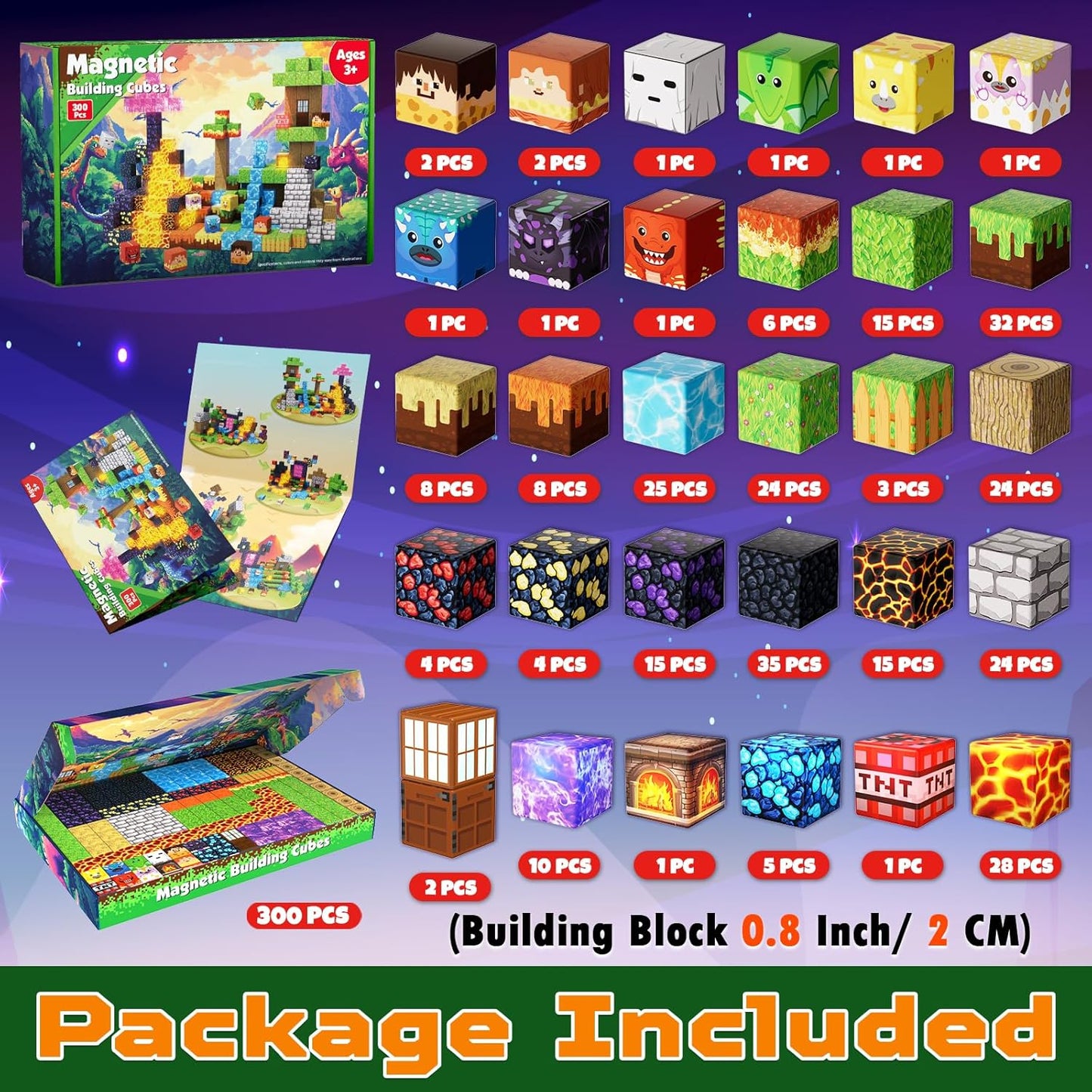 WonderLab™【Volcano Basin】Building Blocks