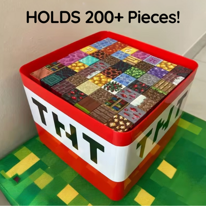 300pcs WonderLab™ Building Blocks + Storage Box