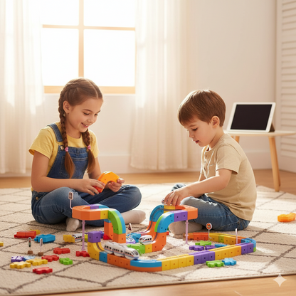 81pcs WonderTrack™ Magnetic Train Set